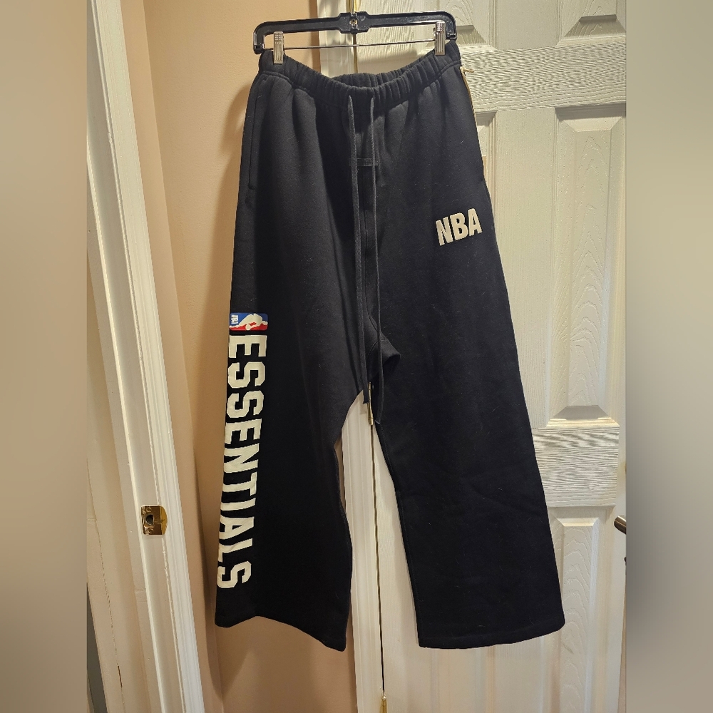 Fear Of God Essentials Black NBA Sweatpants